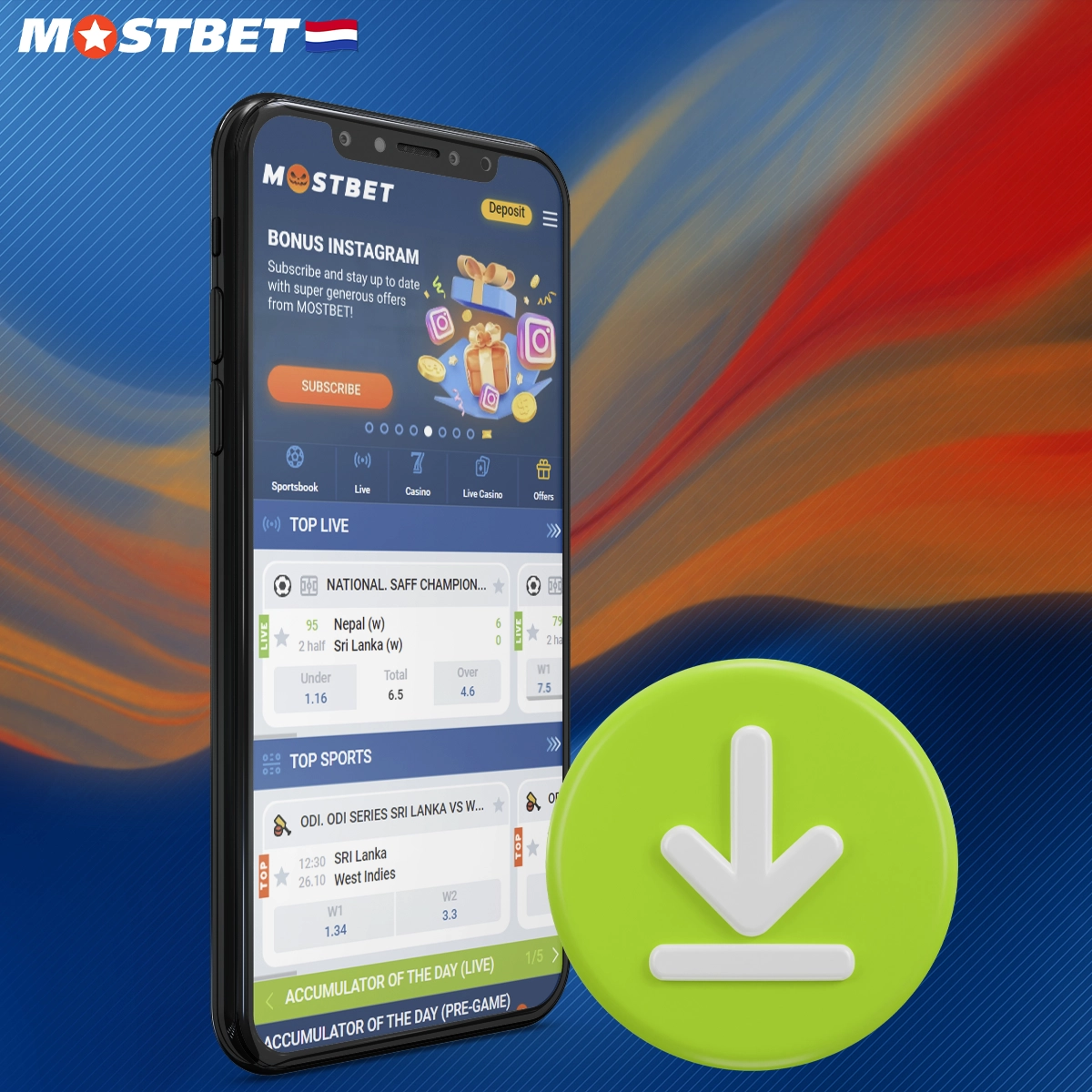 Beoordeling van Mostbet mobiele app op iOS