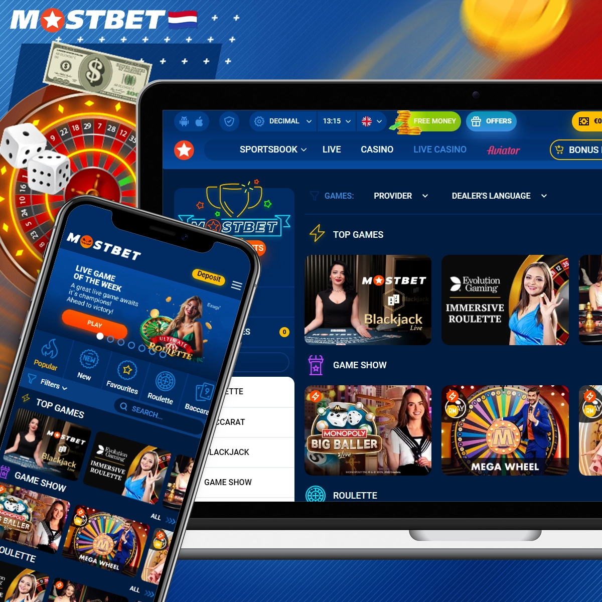 Mostbet online casino beoordeling